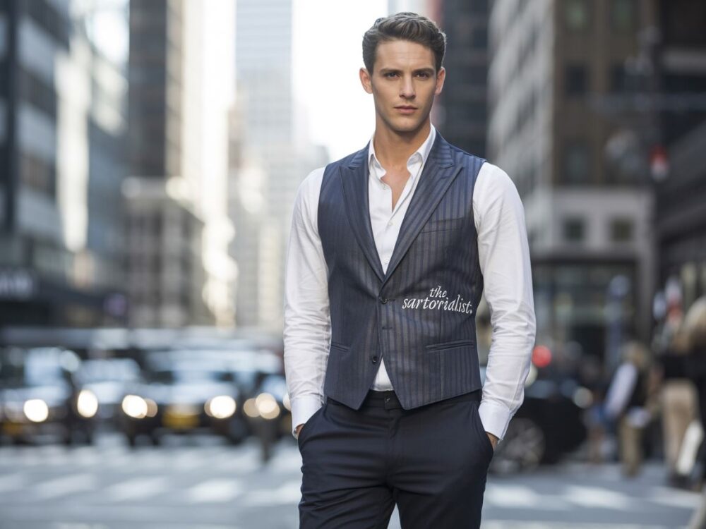 elegancka kamizelka dla mężczyzn