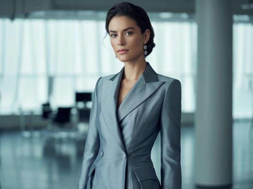 elegancki kostium damski