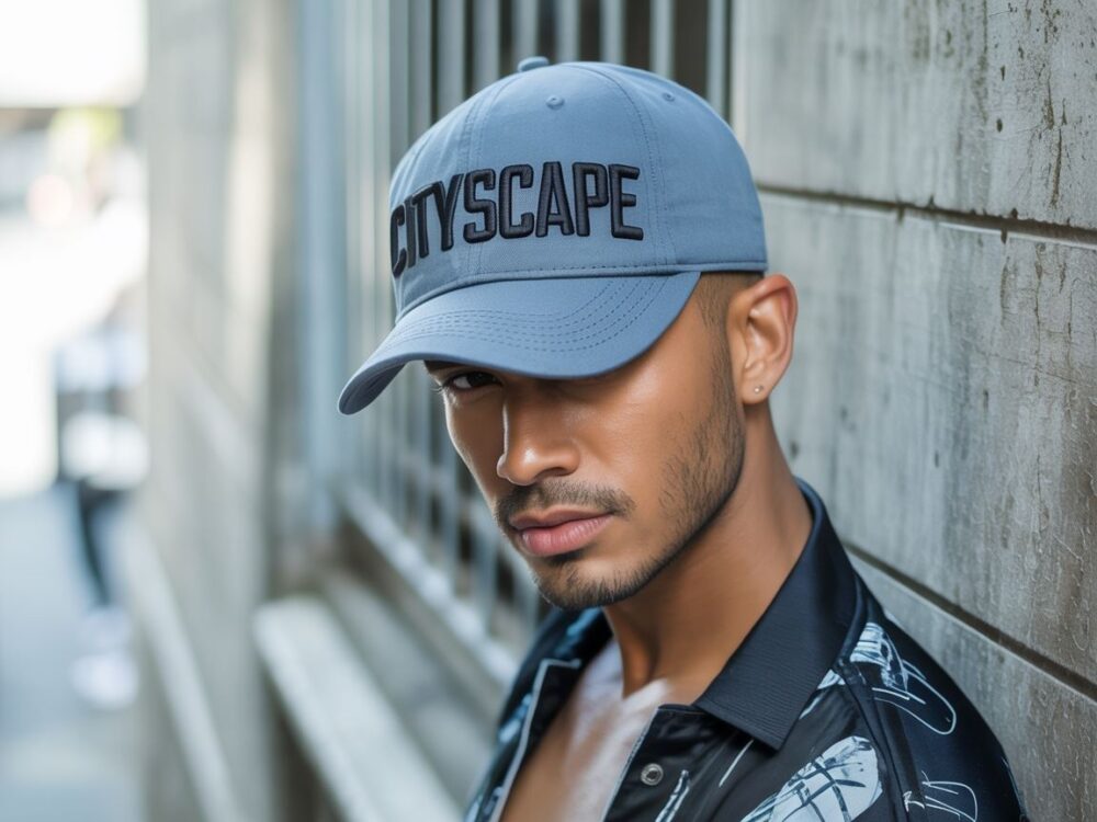 modna czapka z daszkiem męska