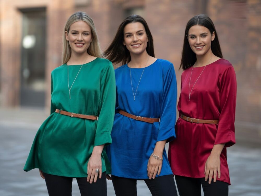 stylowa kobieta w tunice